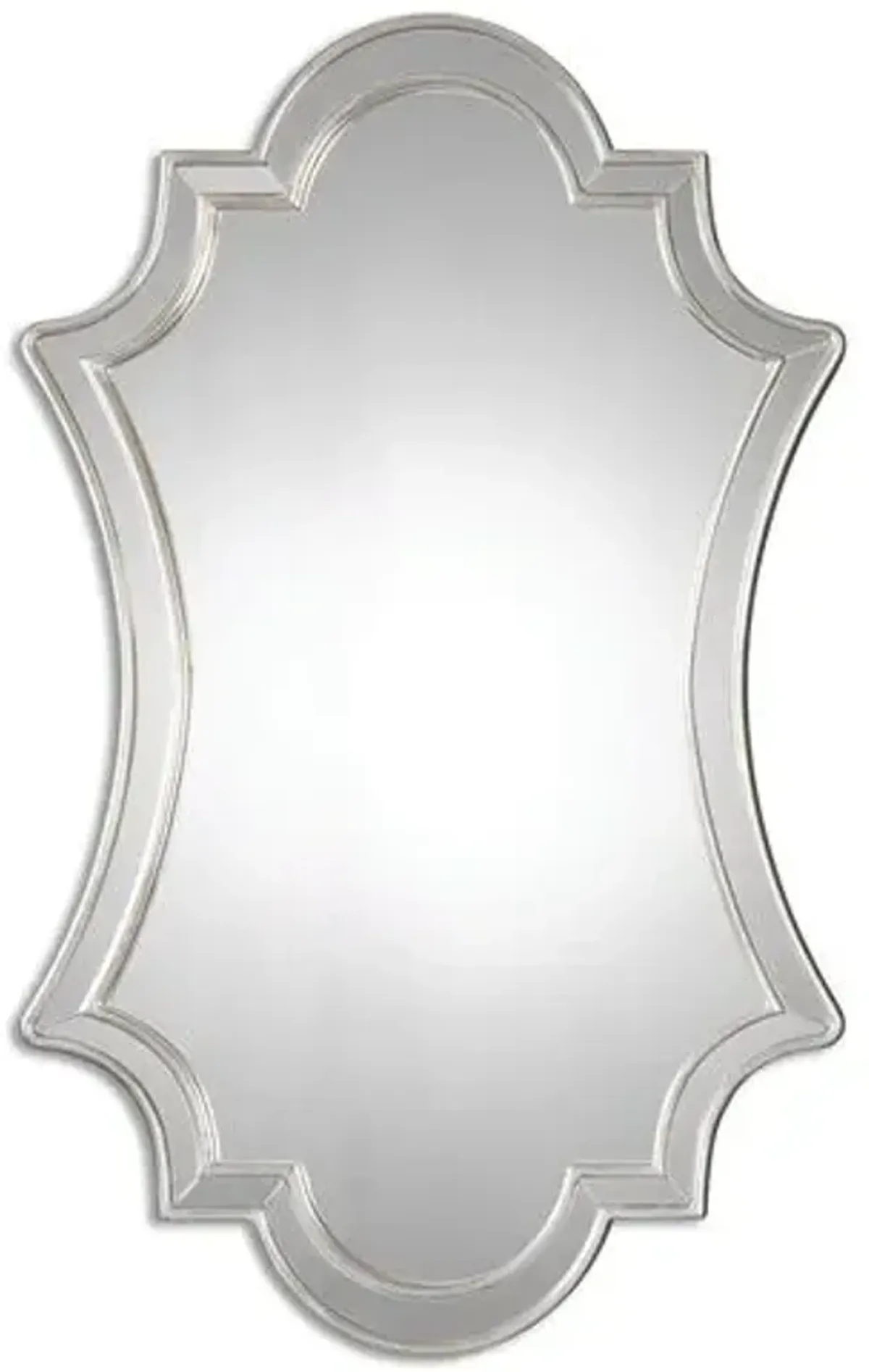 Elara Wall Mirror - Antiqued Silver