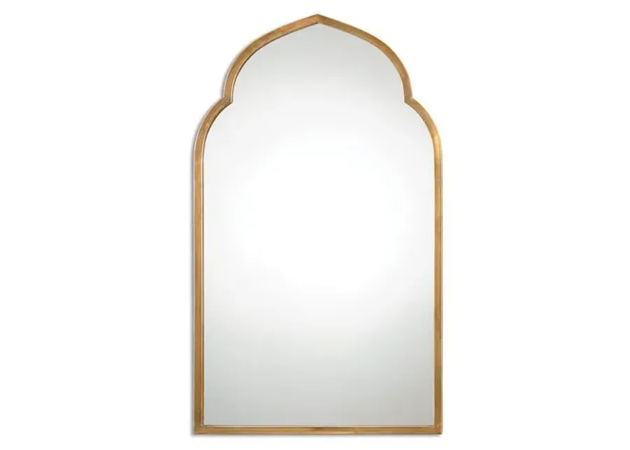 Arch Wall Mirror - Gold