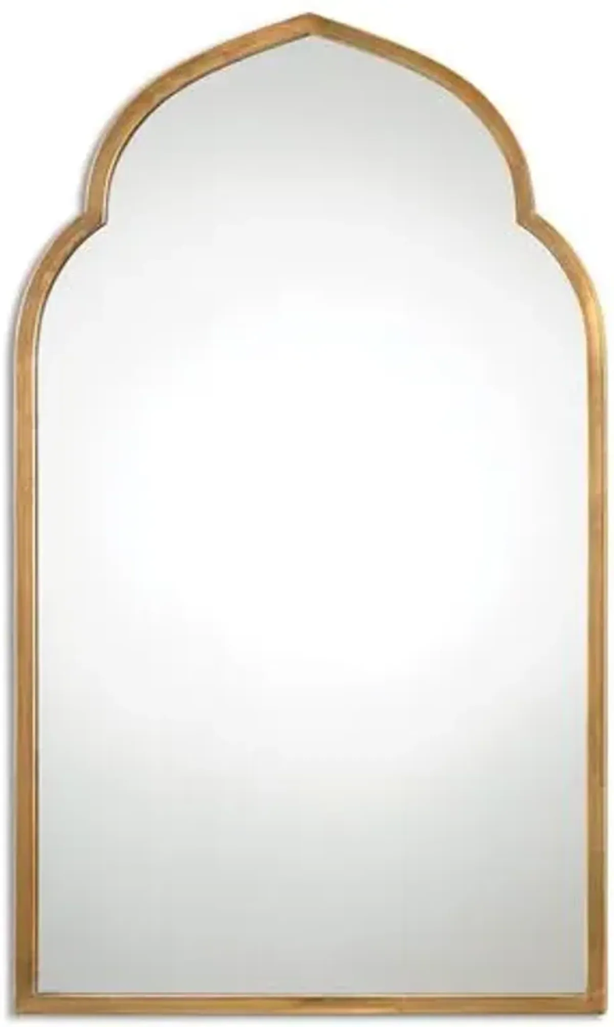 Arch Wall Mirror - Gold