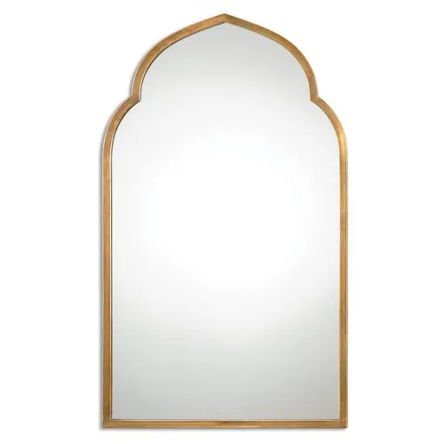 Arch Wall Mirror - Gold