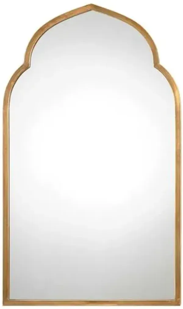 Arch Wall Mirror - Gold