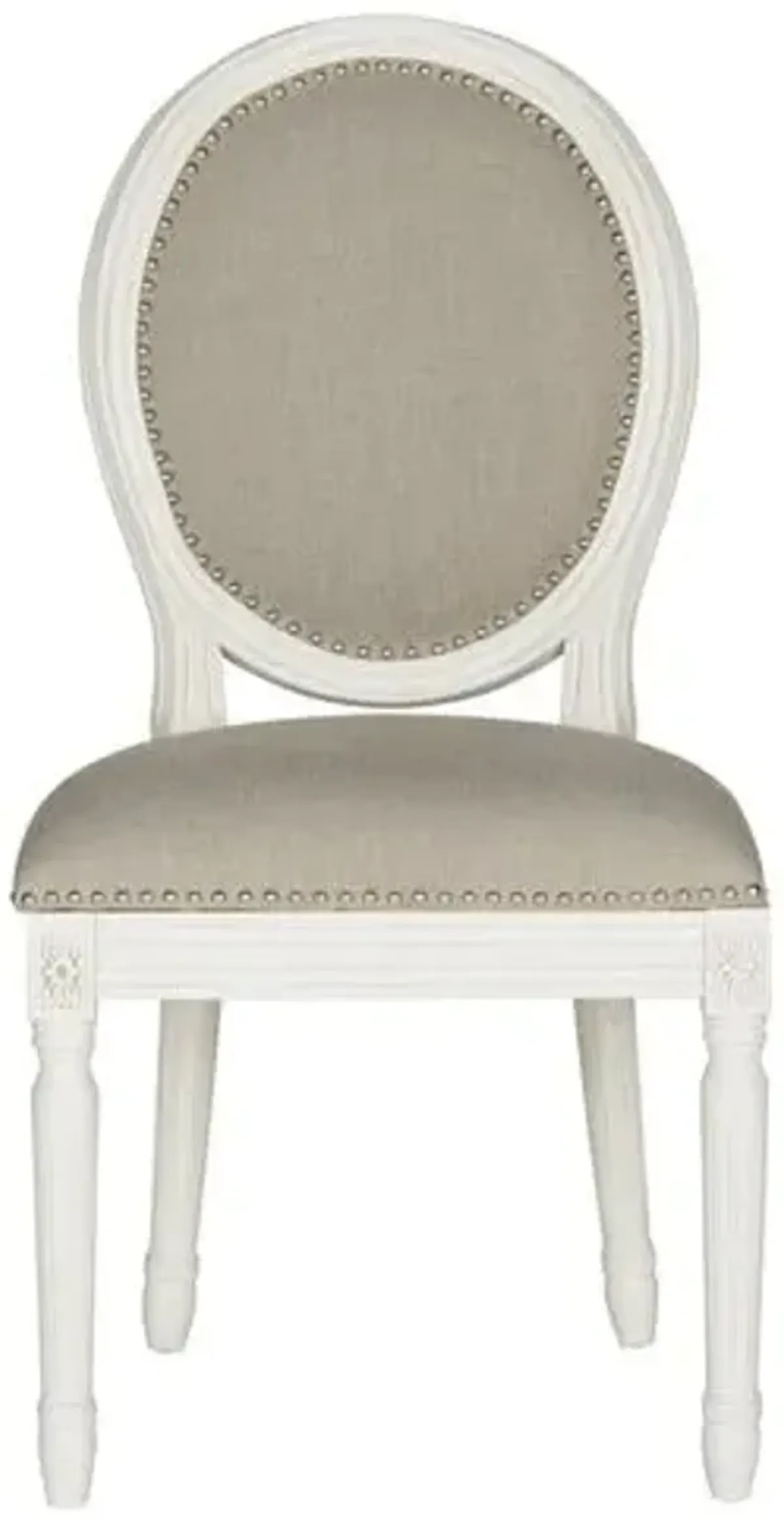 Set of 2 Haden Linen Side Chairs - Gray