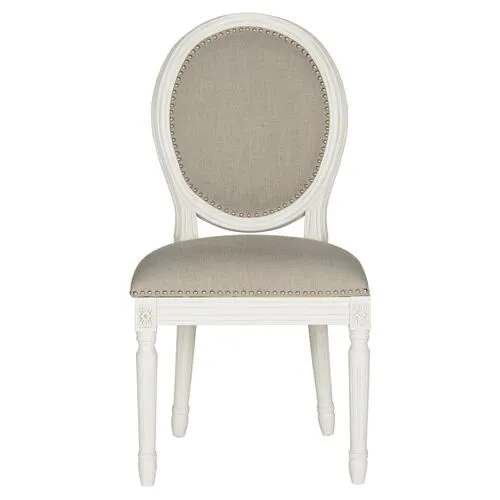 Set of 2 Haden Side Chairs - Gray Linen