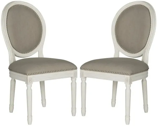 S/2 Haden Linen Side Chairs