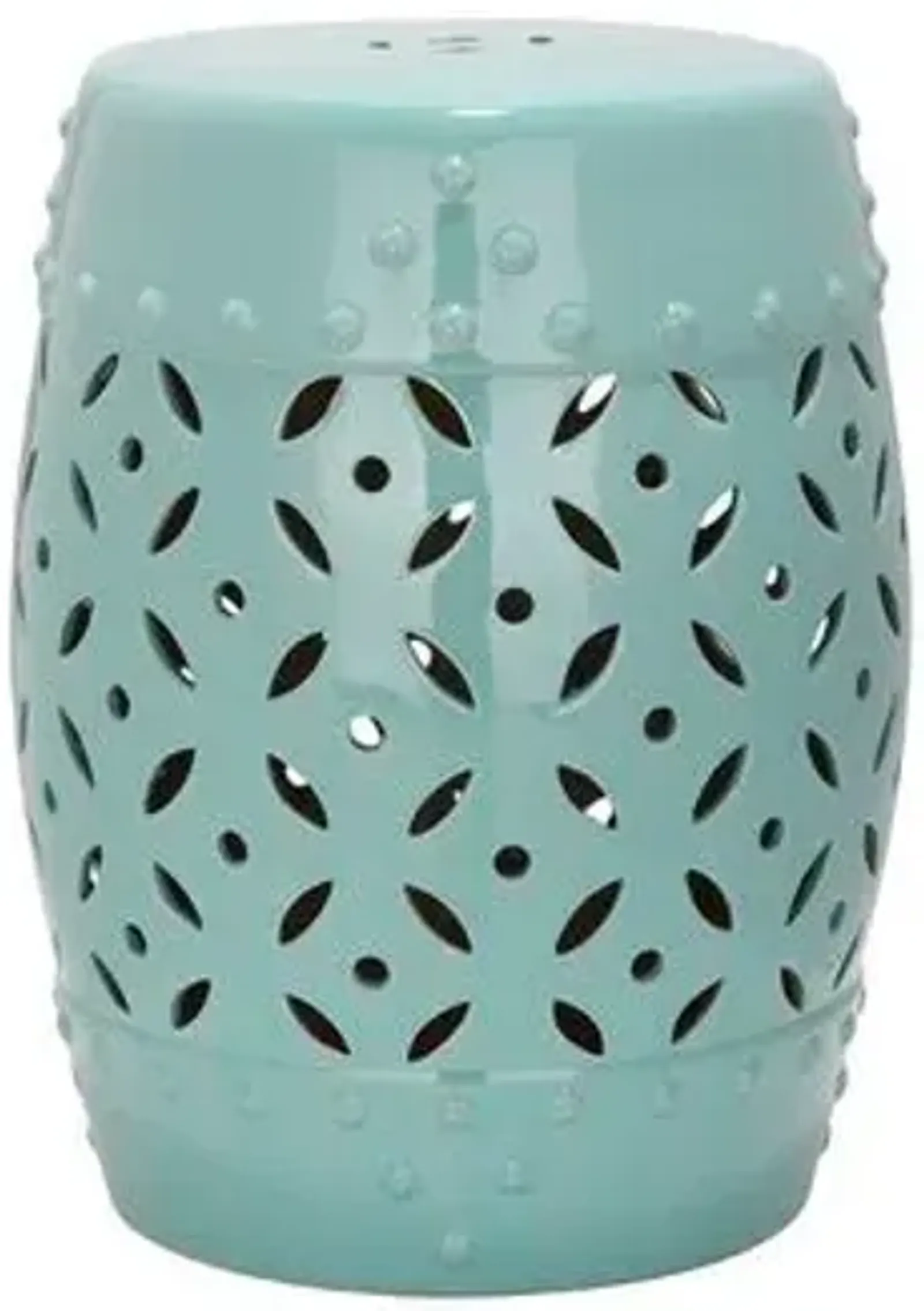 Aurora Garden Stool - Aqua