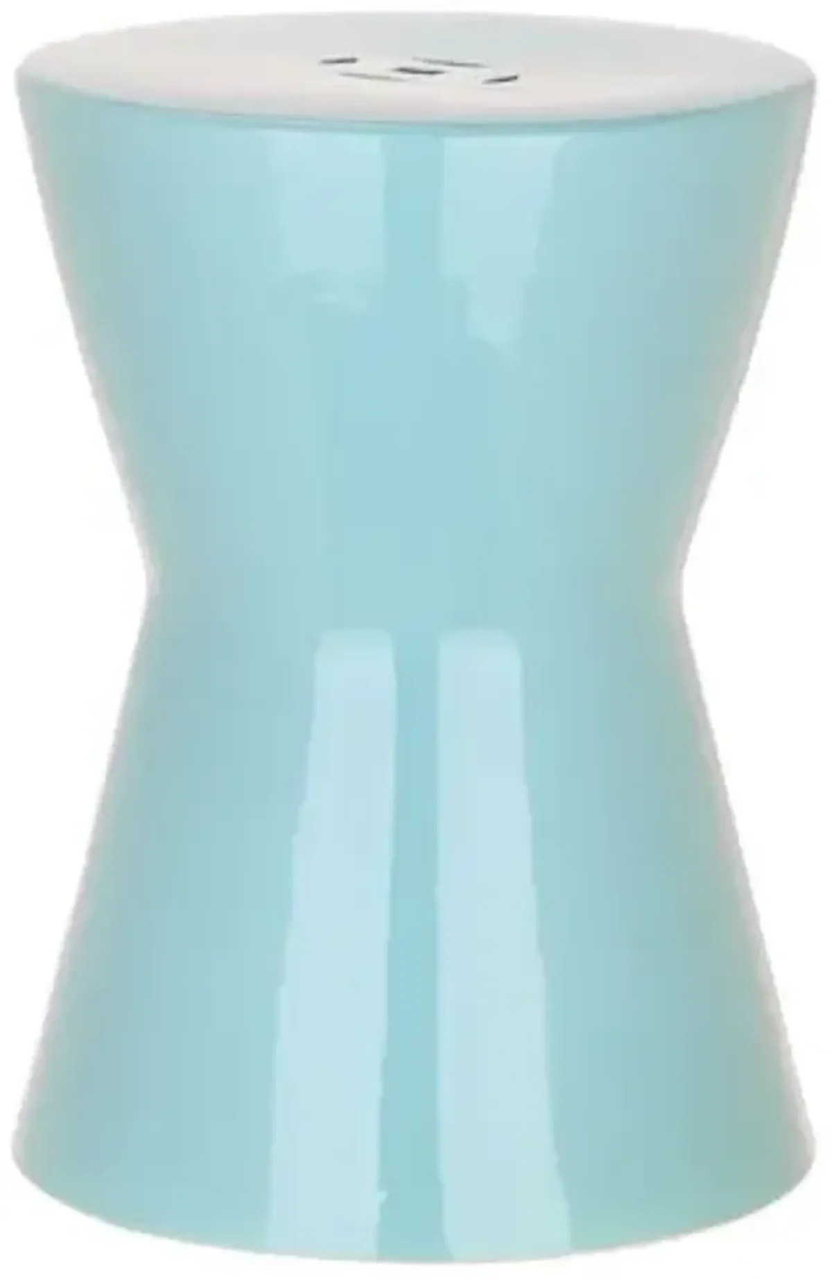 Leander Garden Stool - Light Blue