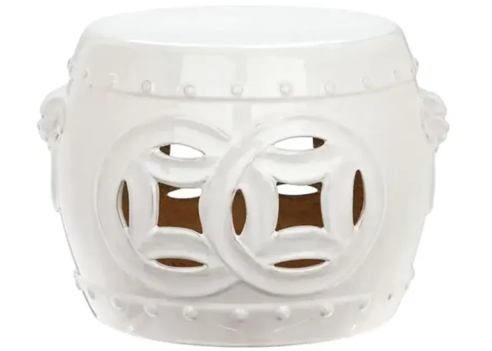 Mary Garden Stool - Off-White