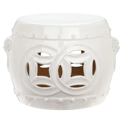 Mary Garden Stool - Off-White