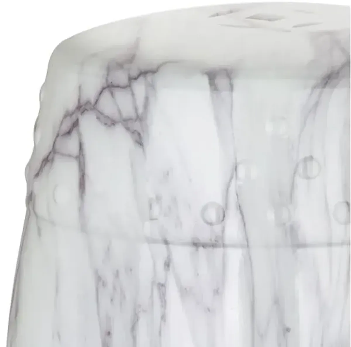 Naimh Garden Stool - Marbled