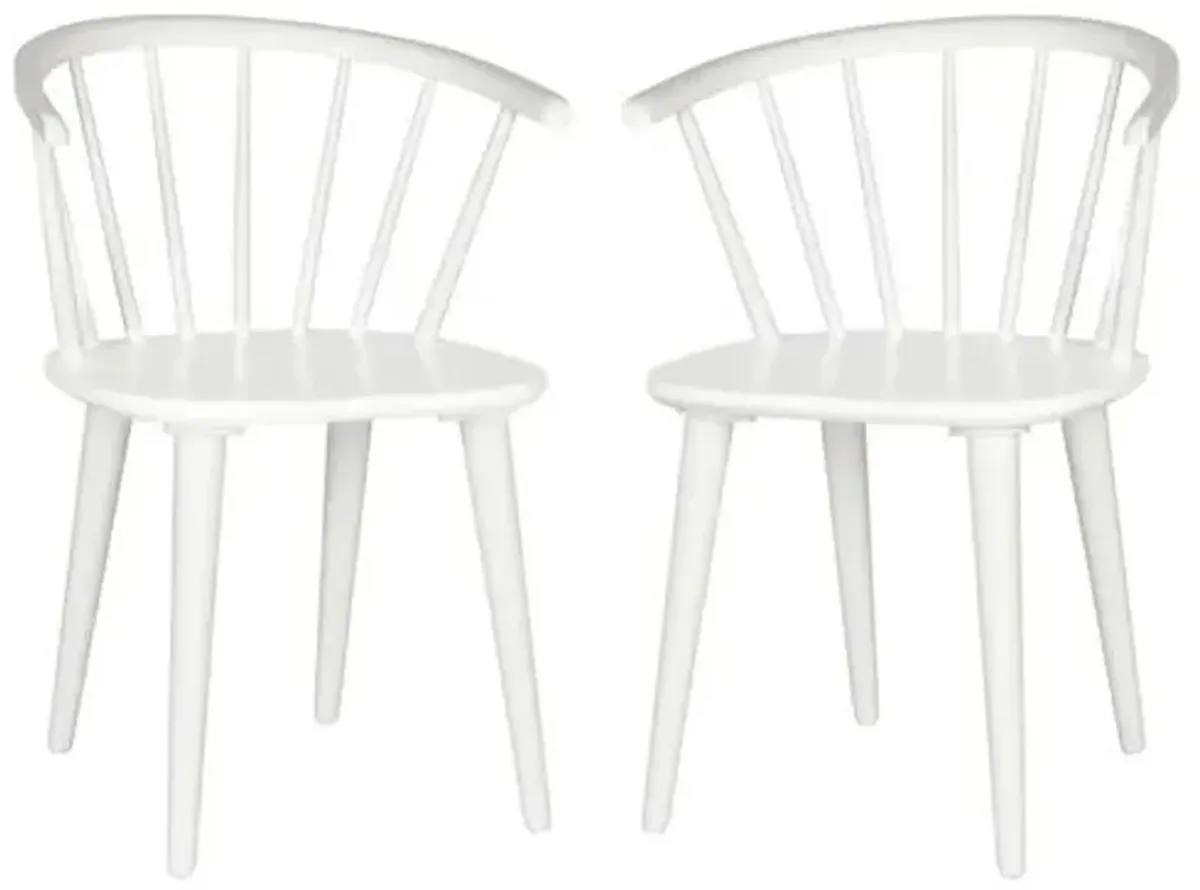 Set of 2 Kathryn Side Chairs - White