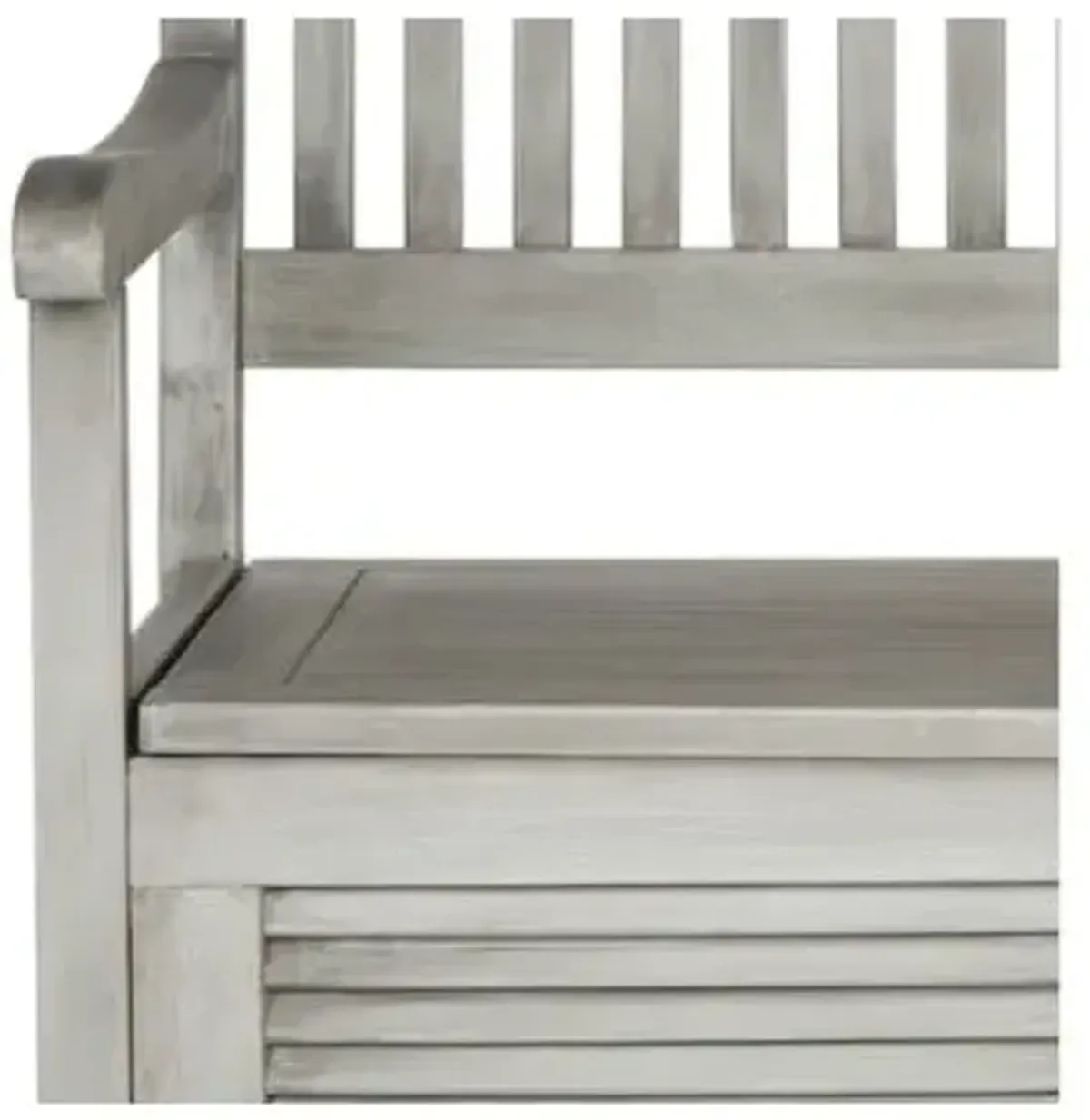 Cacey Outdoor Bench - Gray