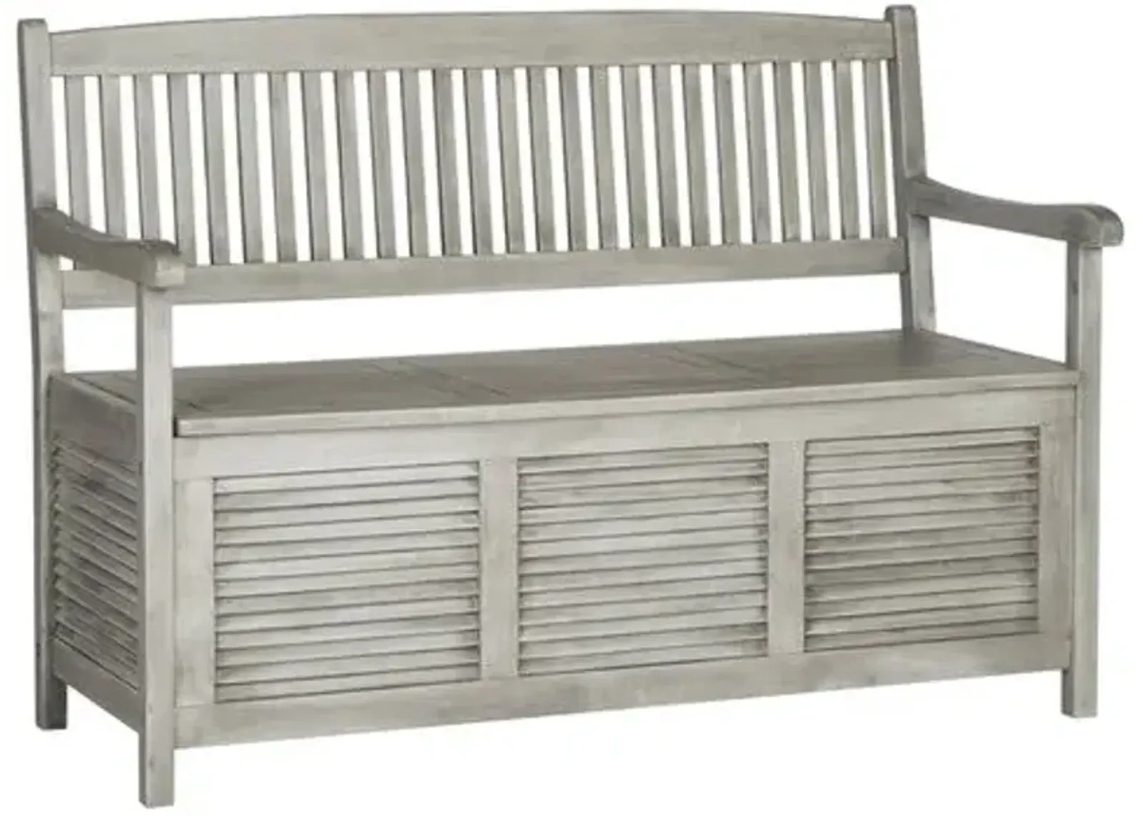 Cacey Outdoor Bench - Gray