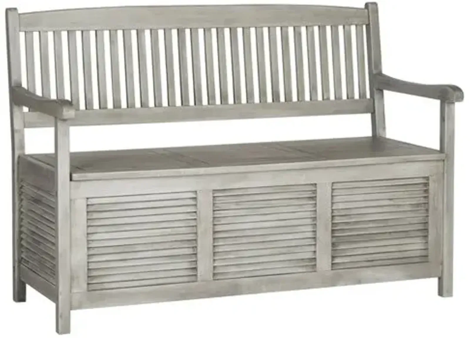 Cacey Outdoor Bench - Gray