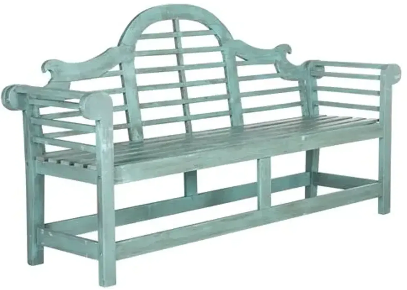 Khara Outdoor Bench - Aqua - Blue