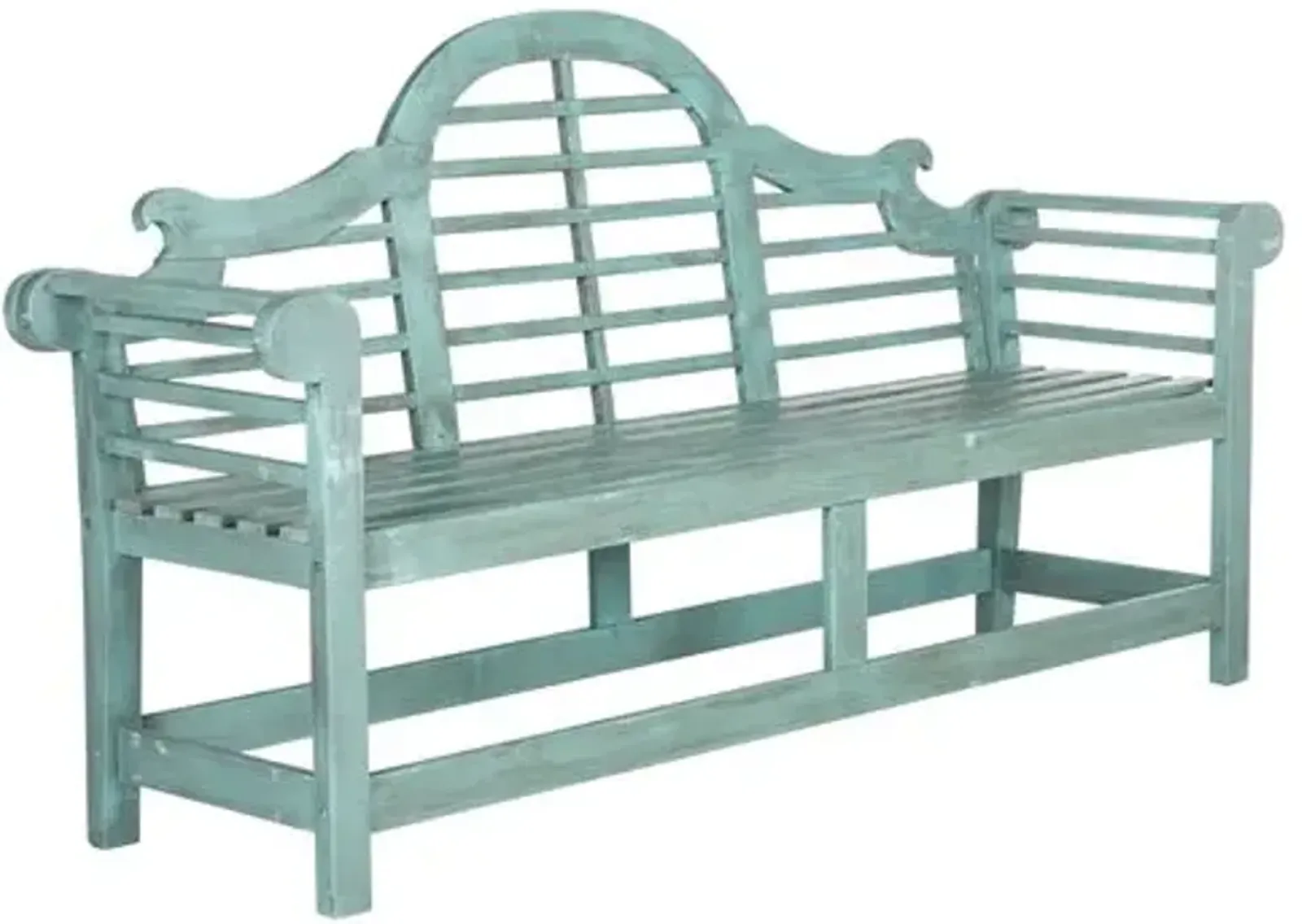 Khara Outdoor Bench - Aqua - Blue