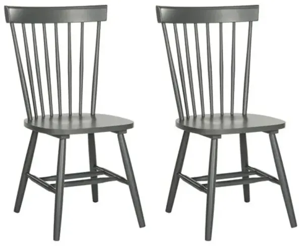 Set of 2 Abigail Side Chairs - Gray