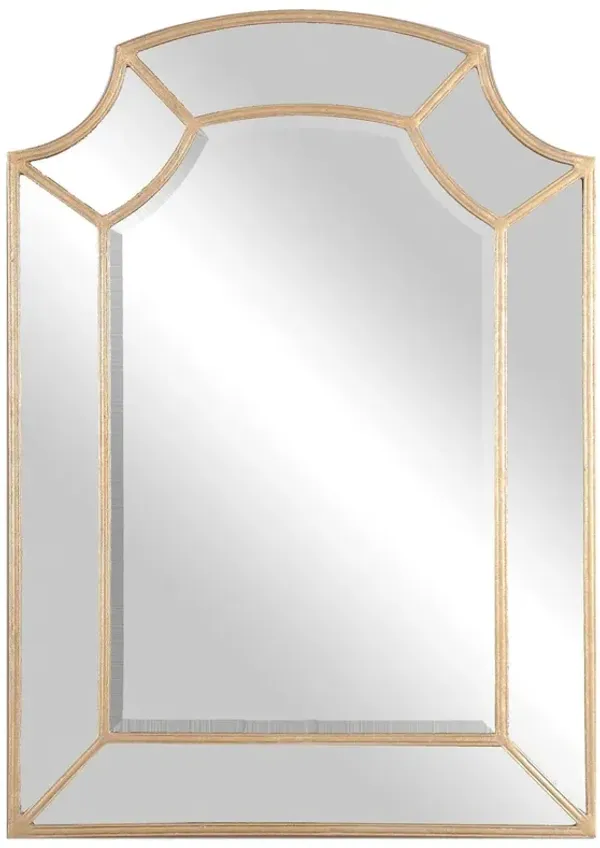 Jason Wall Mirror, Antique Gold
