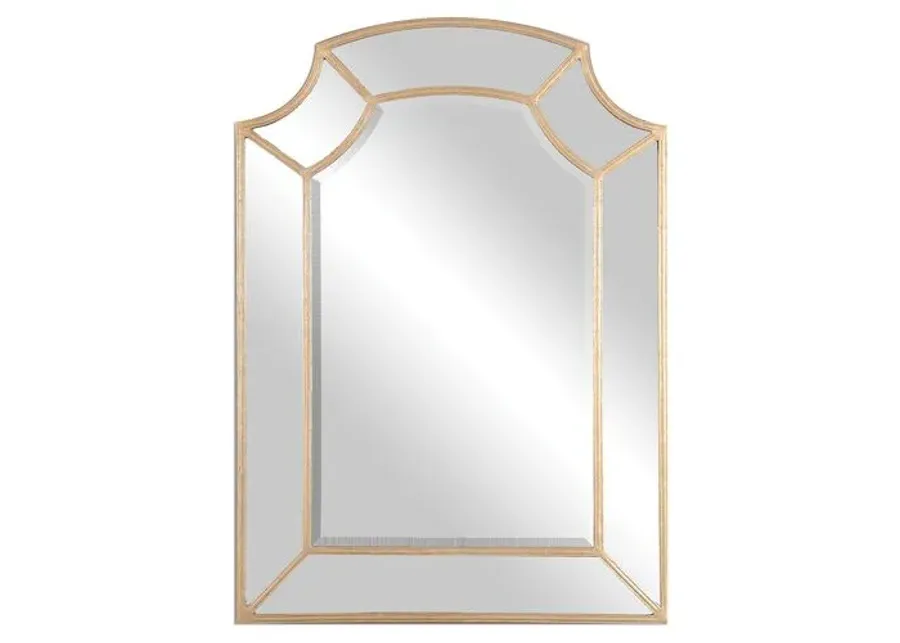 Jason Wall Mirror - Antique Gold