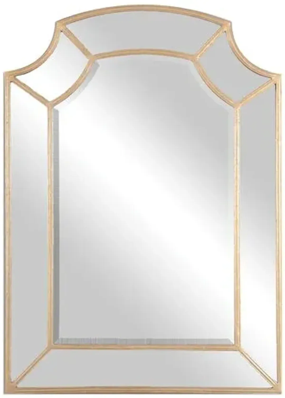 Jason Wall Mirror - Antique Gold