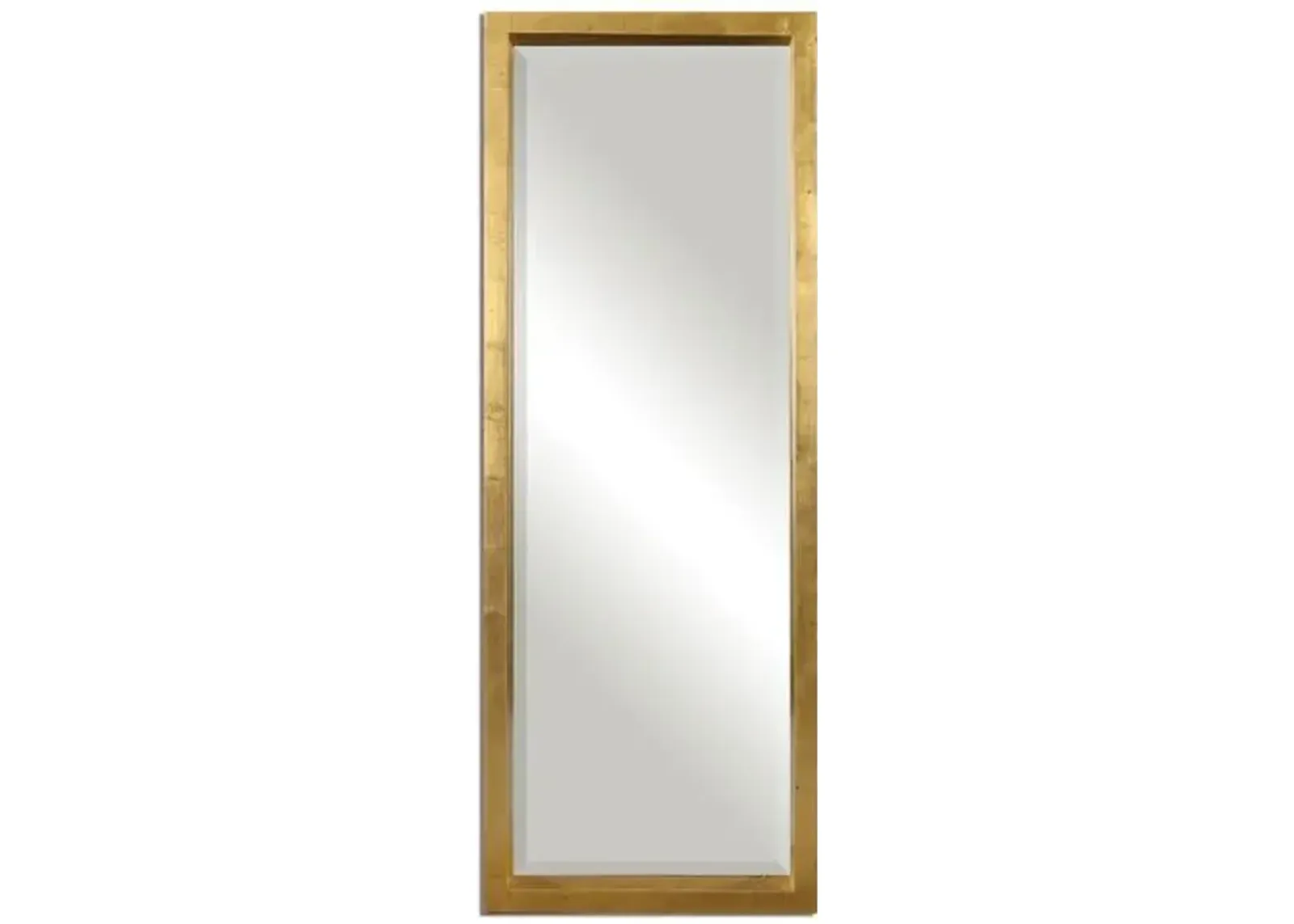 Jonah Floor Mirror - Antique Gold