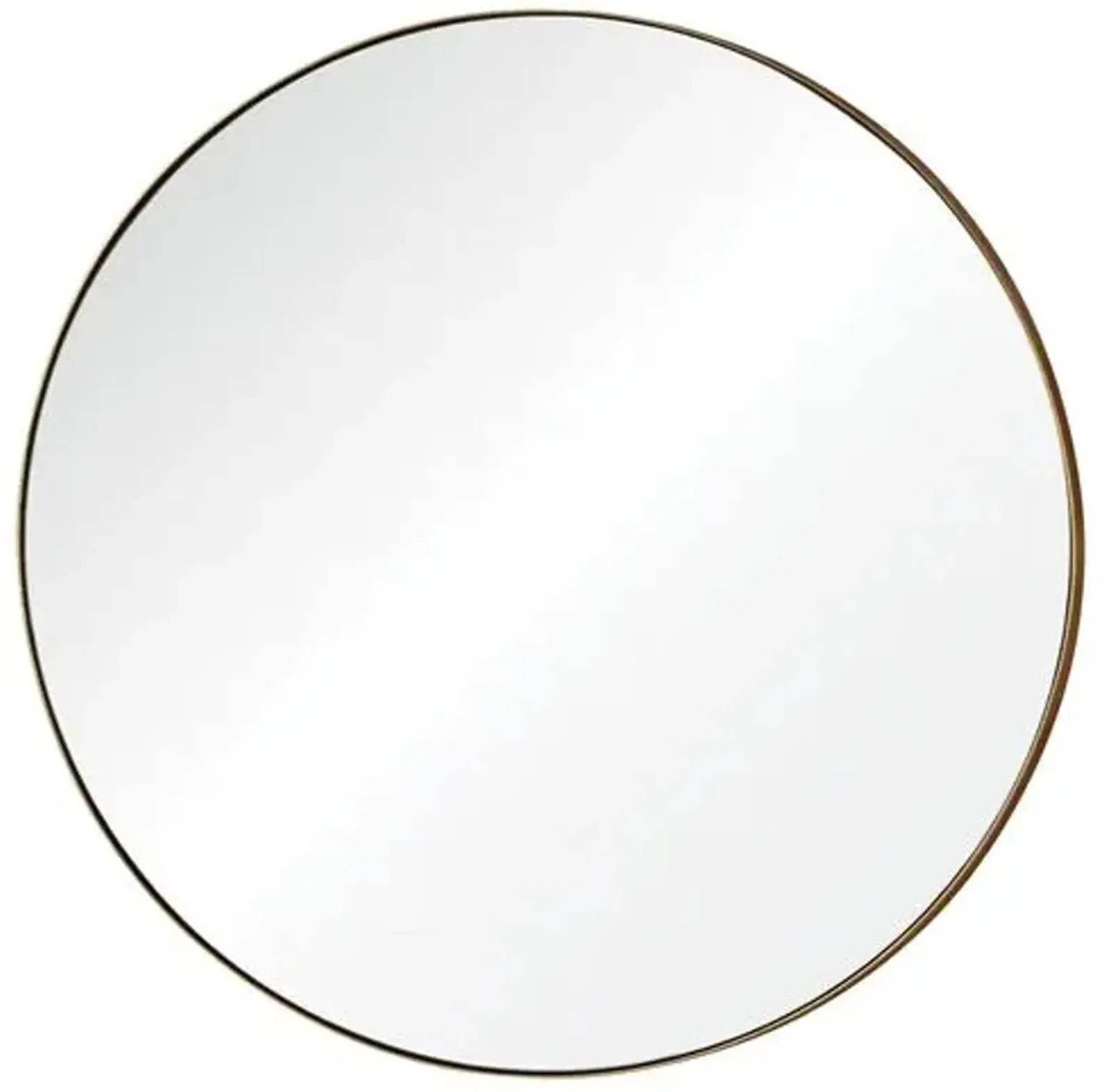 Onyx 30" Round Wall Mirror - Gold Leaf