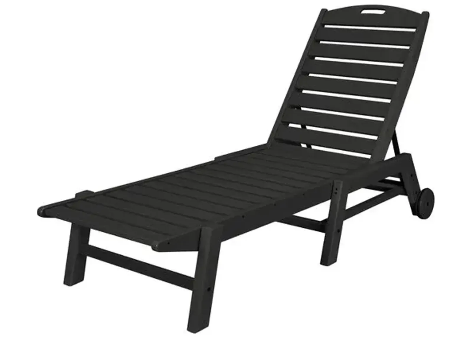 Goodwin Outdoor Chaise - Black - Comfortable, Sturdy, Stylish, Eco-Friendly, Eco-Friendly