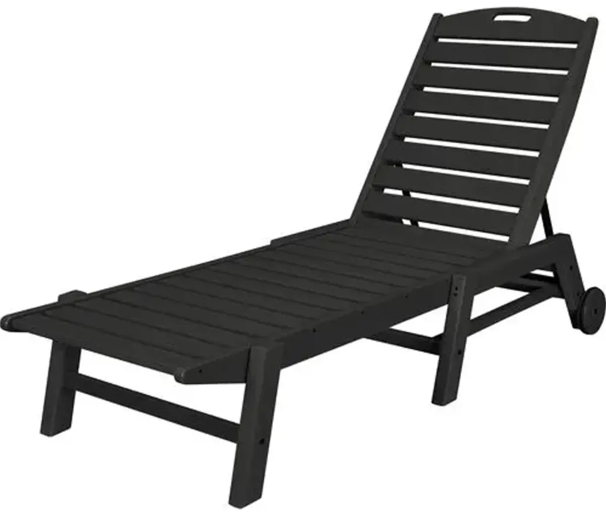 Goodwin Outdoor Chaise - Black - Comfortable, Sturdy, Stylish, Eco-Friendly, Eco-Friendly