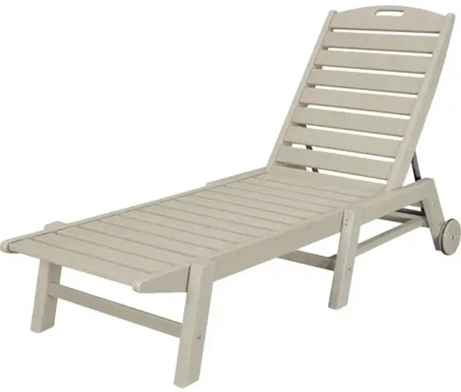 Goodwin Outdoor Chaise - Sand - Beige - Comfortable, Sturdy, Stylish, Eco-Friendly, Eco-Friendly