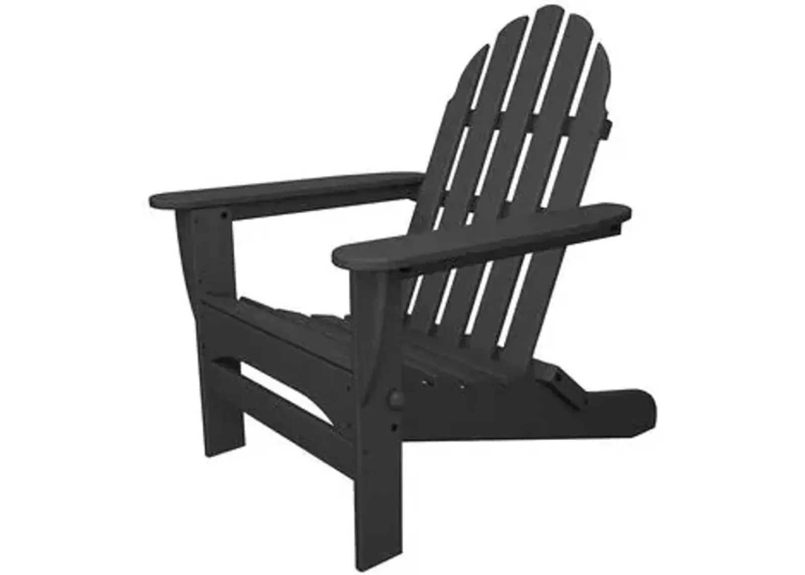 Classic Folding Outdoor Adirondack Chair - Slate Gray