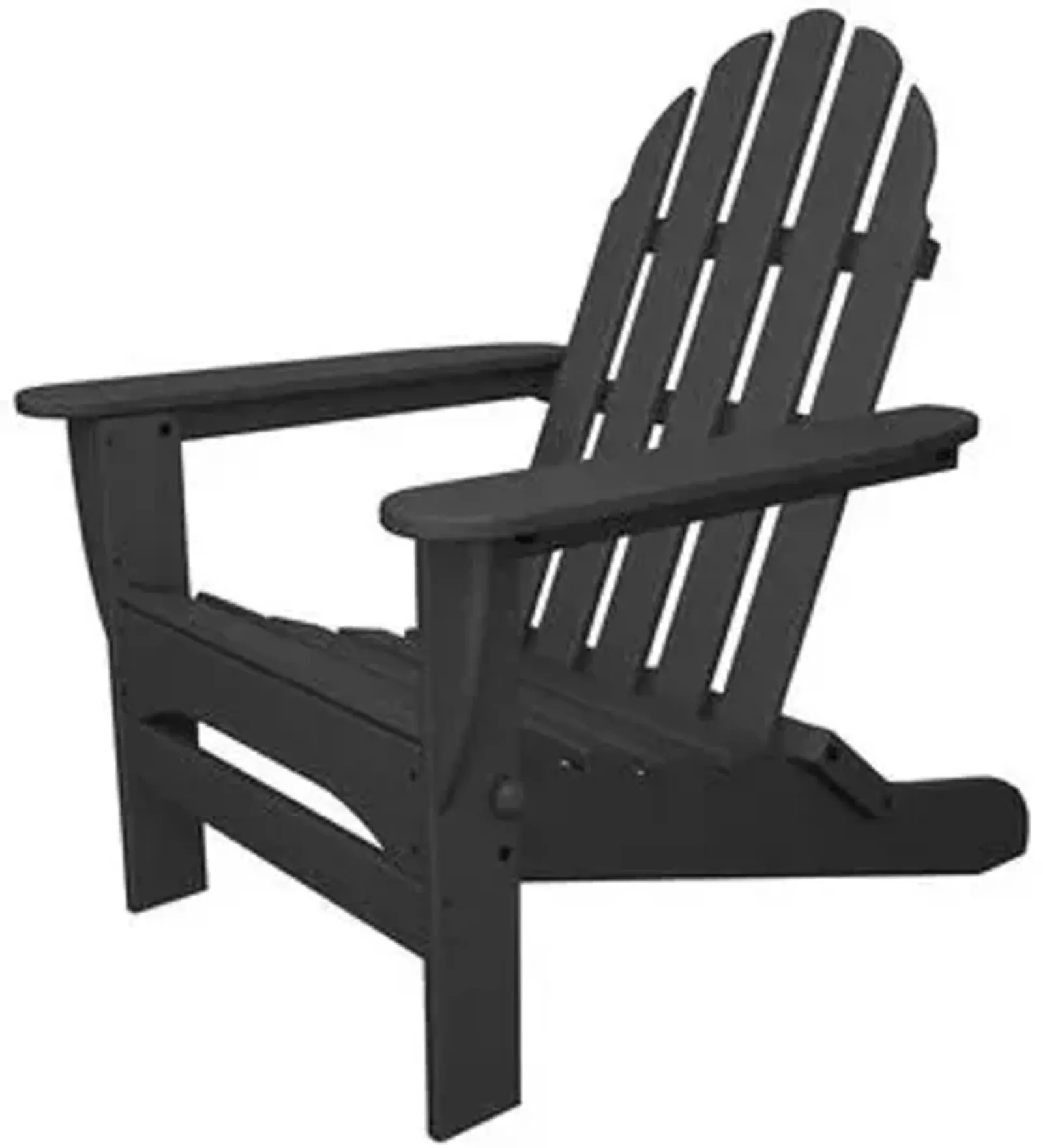 Classic Folding Outdoor Adirondack Chair - Slate Gray