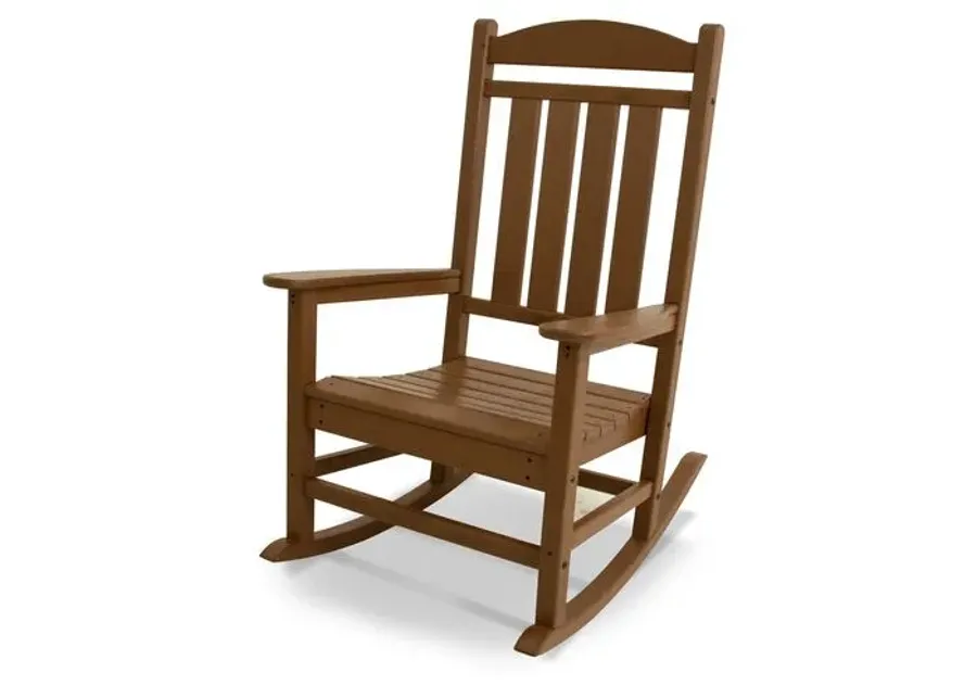 Presidential Outdoor Rocker - Teak - Brown