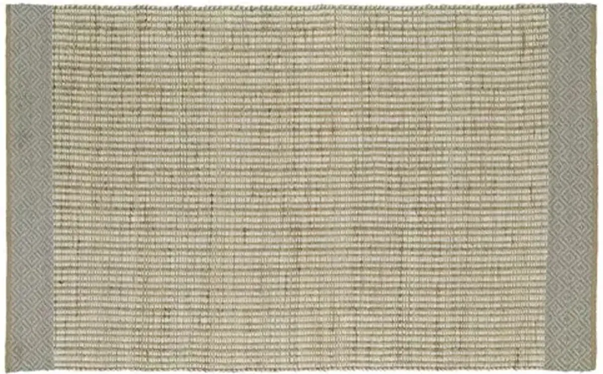 Woven Tribal Jute-Blend Rug - Ivory - Ivory