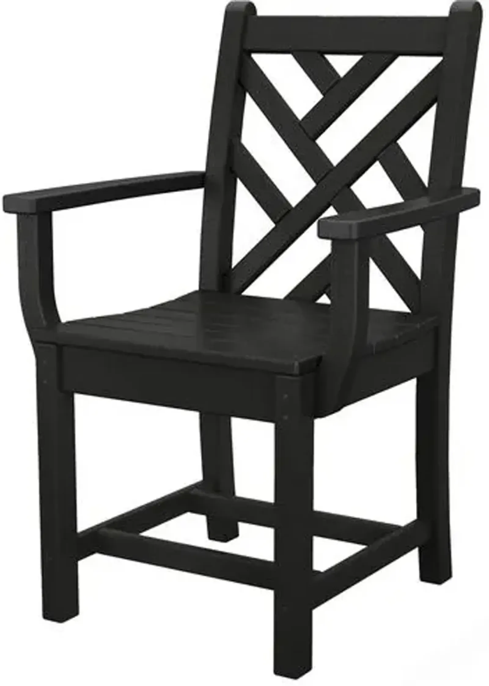 Chippendale Outdoor Dining Armchair - Black