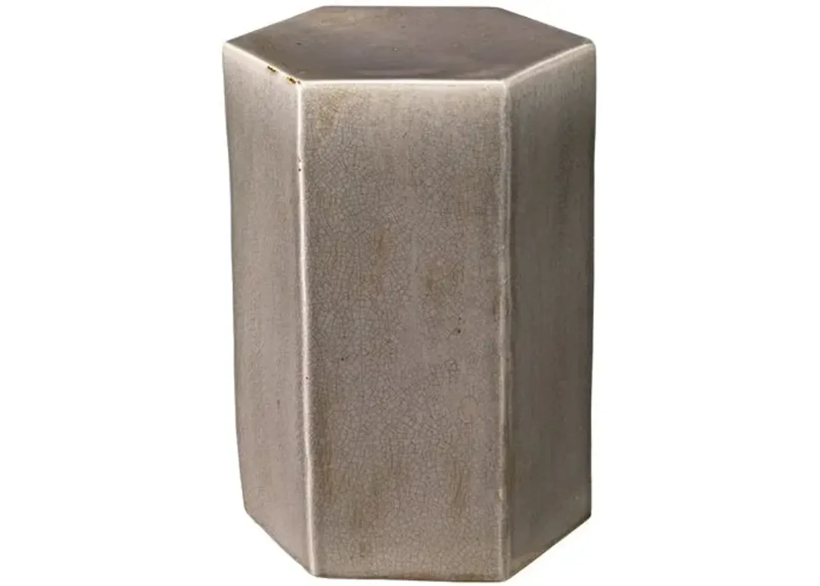 Large Porto Outdoor Side Table - Gray - Jamie Young Co.