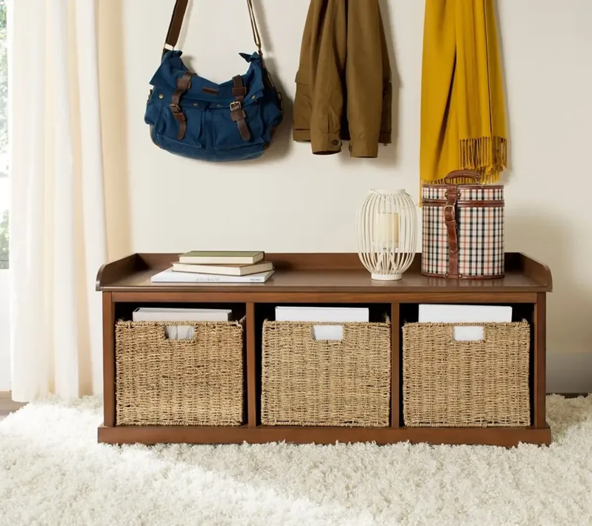 Loren 47"W Storage Bench