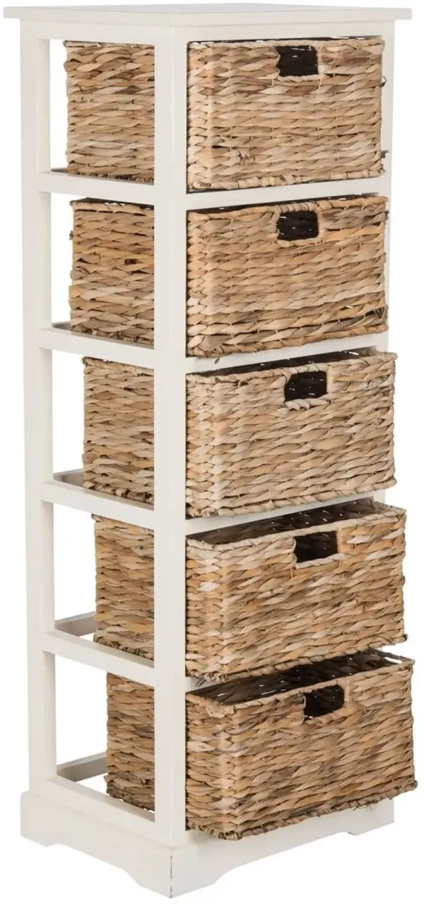 Everly 5-Basket Storage Unit