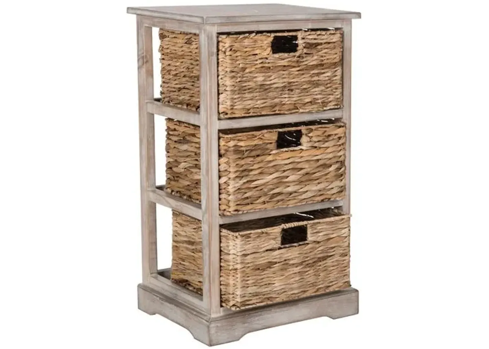 Wren Storage Unit - Whitewash - Brown