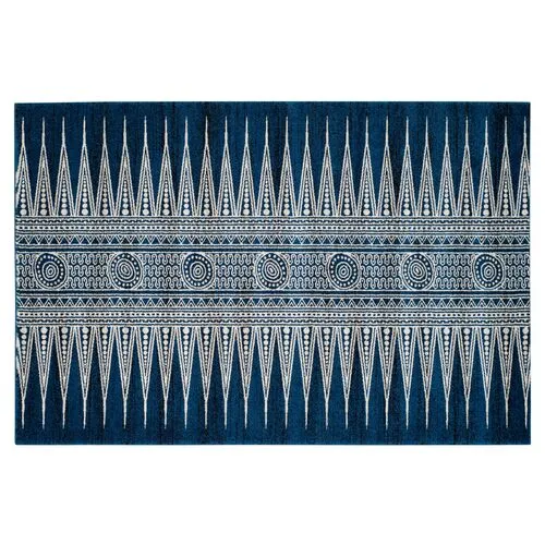 Genoa Rug - Royal/Ivory - Blue - Blue