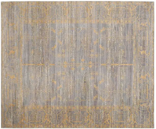 Alzbe Rug - Gray/Gold - Gold