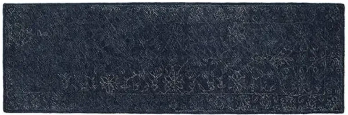 Diminuendo Wool Rug - Denim Blue - Blue