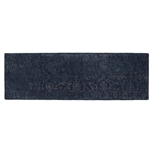 Diminuendo Wool Rug - Denim Blue - Blue