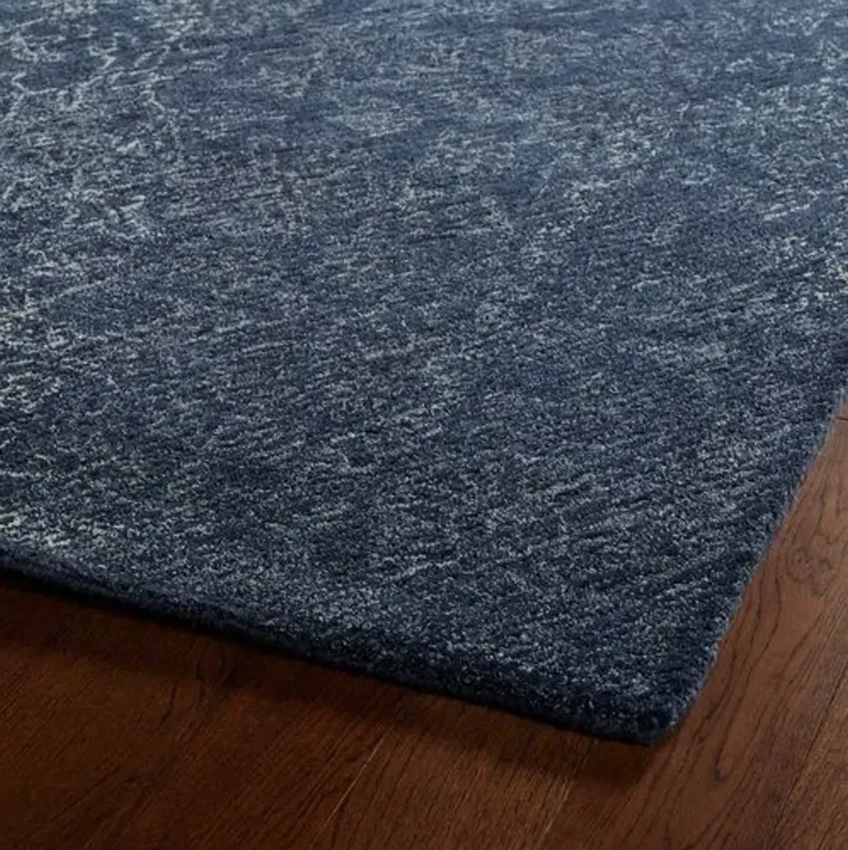 Diminuendo Wool Rug - Denim Blue - Blue