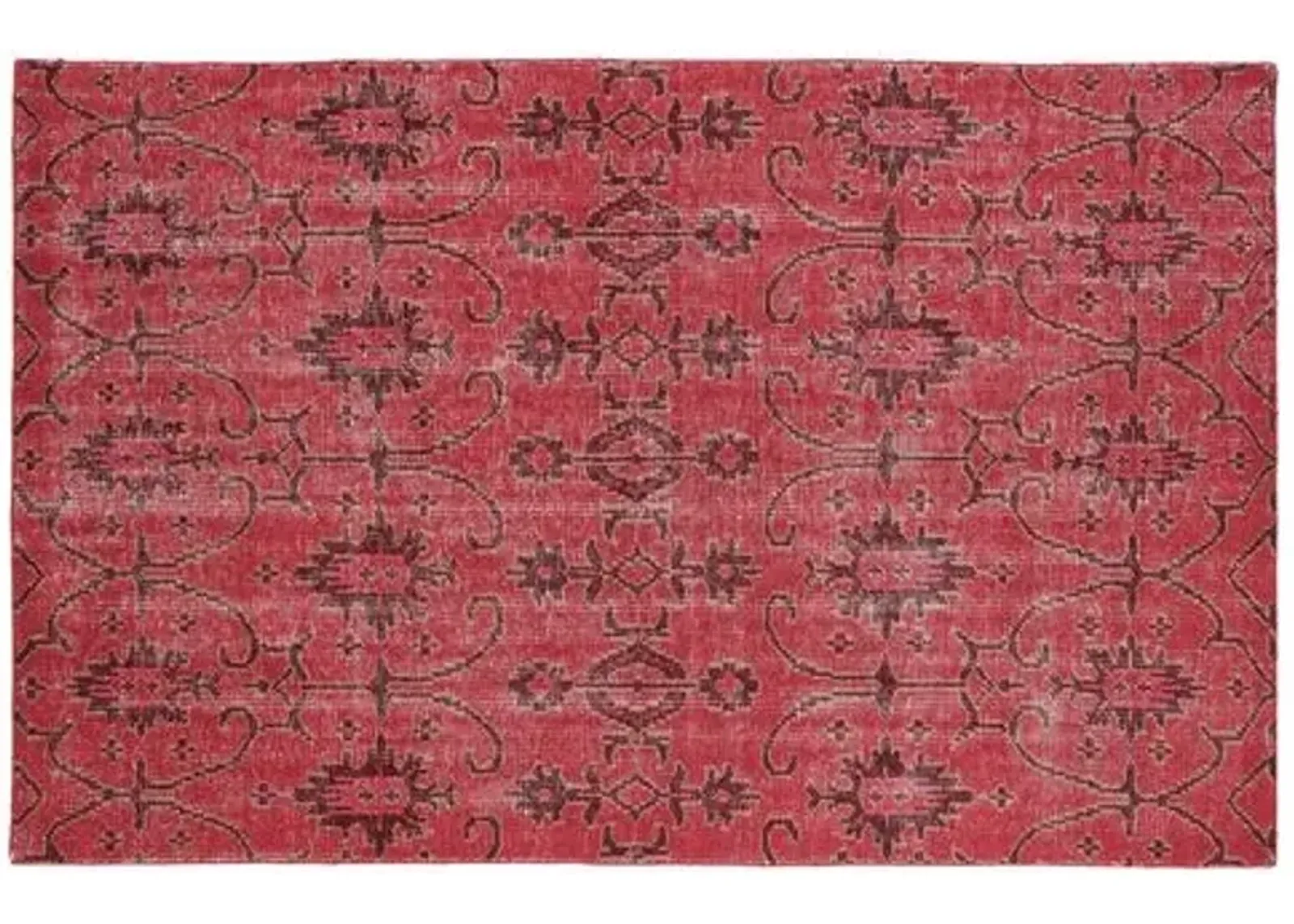 Talia Rug - Raspberry - Red - Red