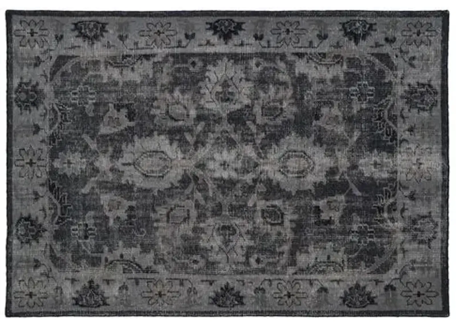 Mabel Rug - Black - Black