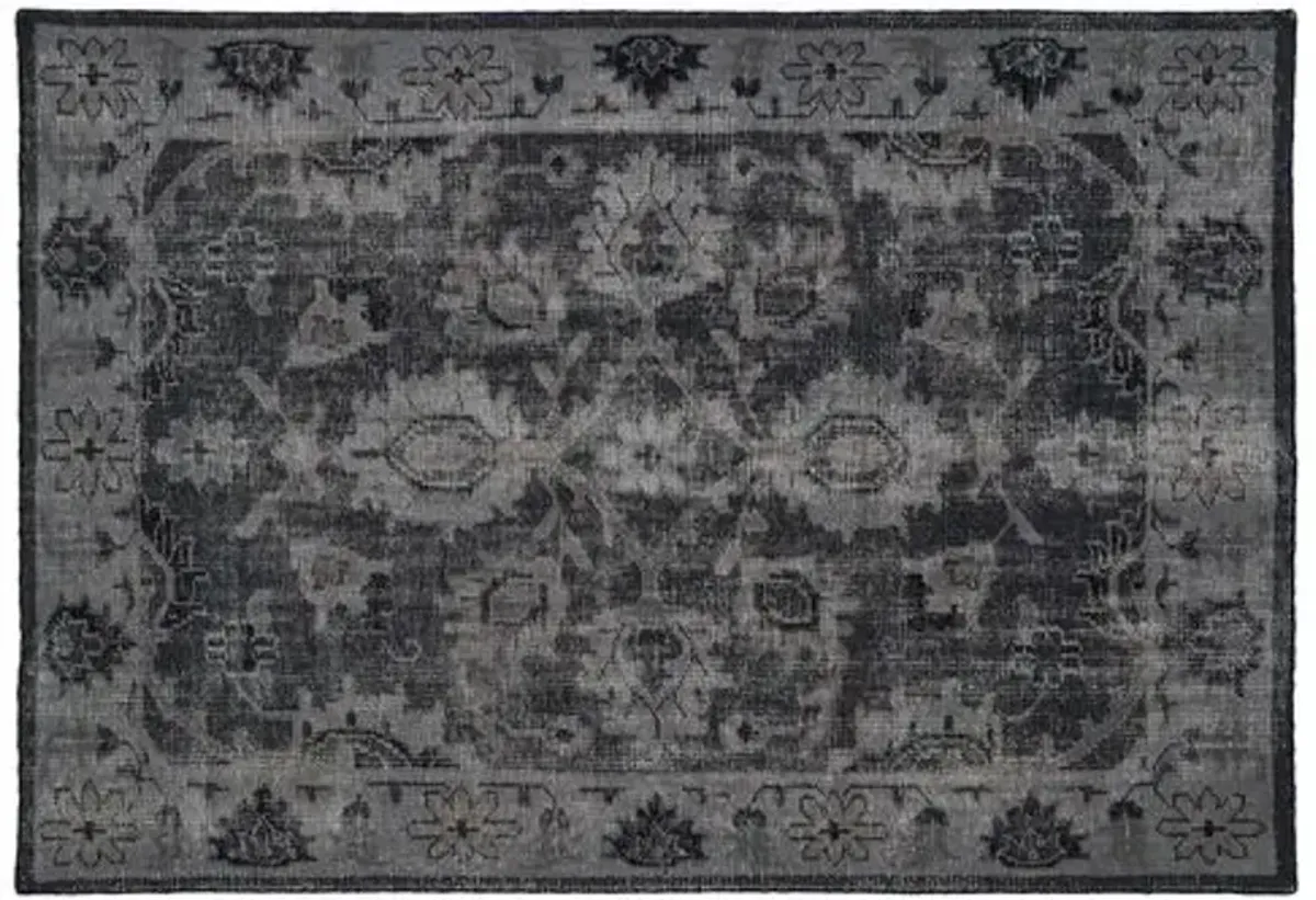 Mabel Rug - Black - Black