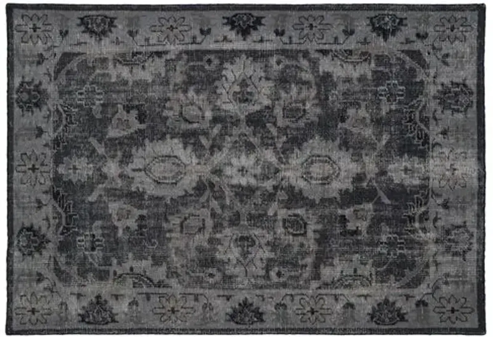 Mabel Rug - Black - Black