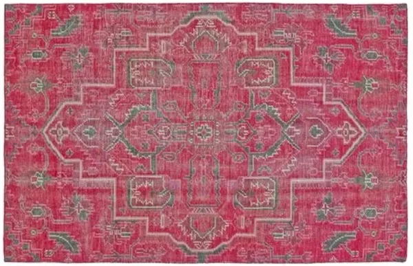 Medina Rug - Pink - Red - Red