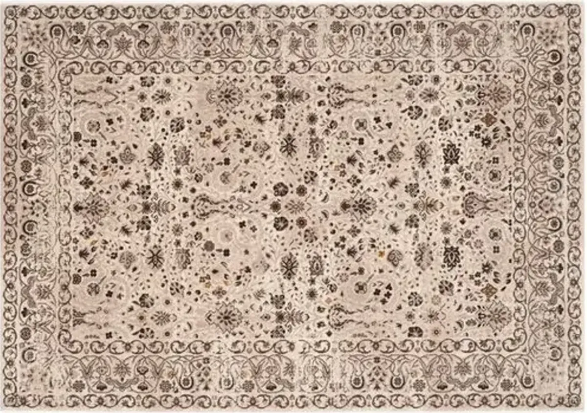 Xing Rug - Cream/Brown - Beige - Beige