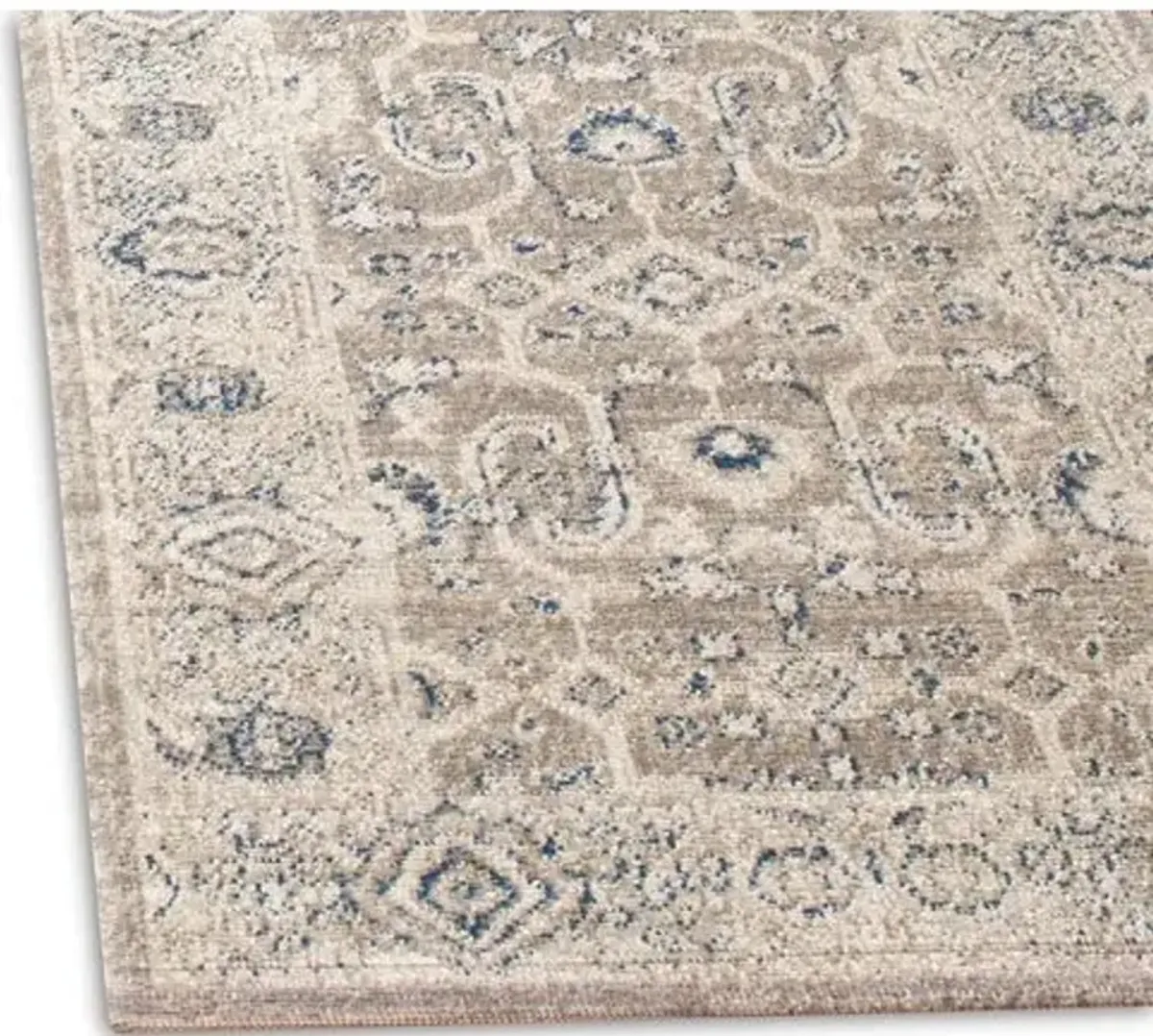 Grover Rug - Taupe/Ivory - Brown - Brown