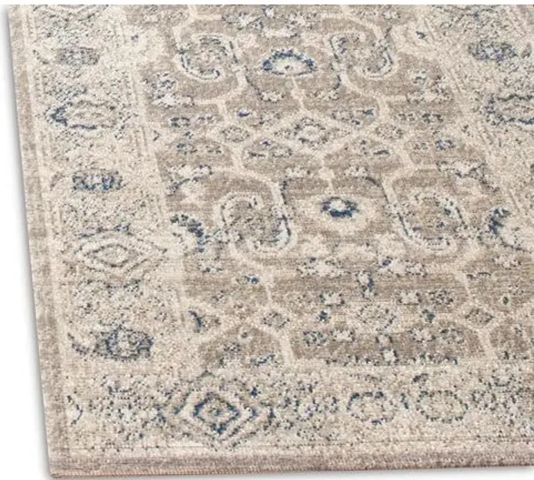 Grover Rug - Taupe/Ivory - Brown - Brown